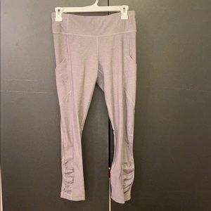 Lululemon gray leggings, size 6